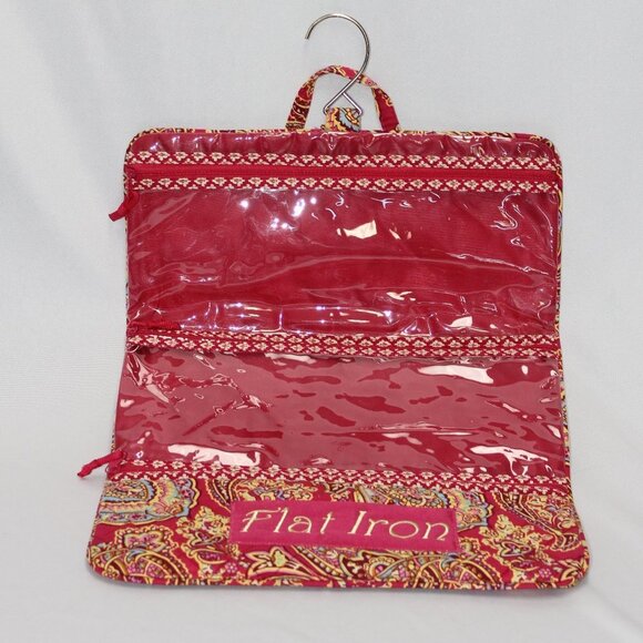 Quilted Hanging Cosmetic & Jewelry Travel Case - Picture 2 of 9